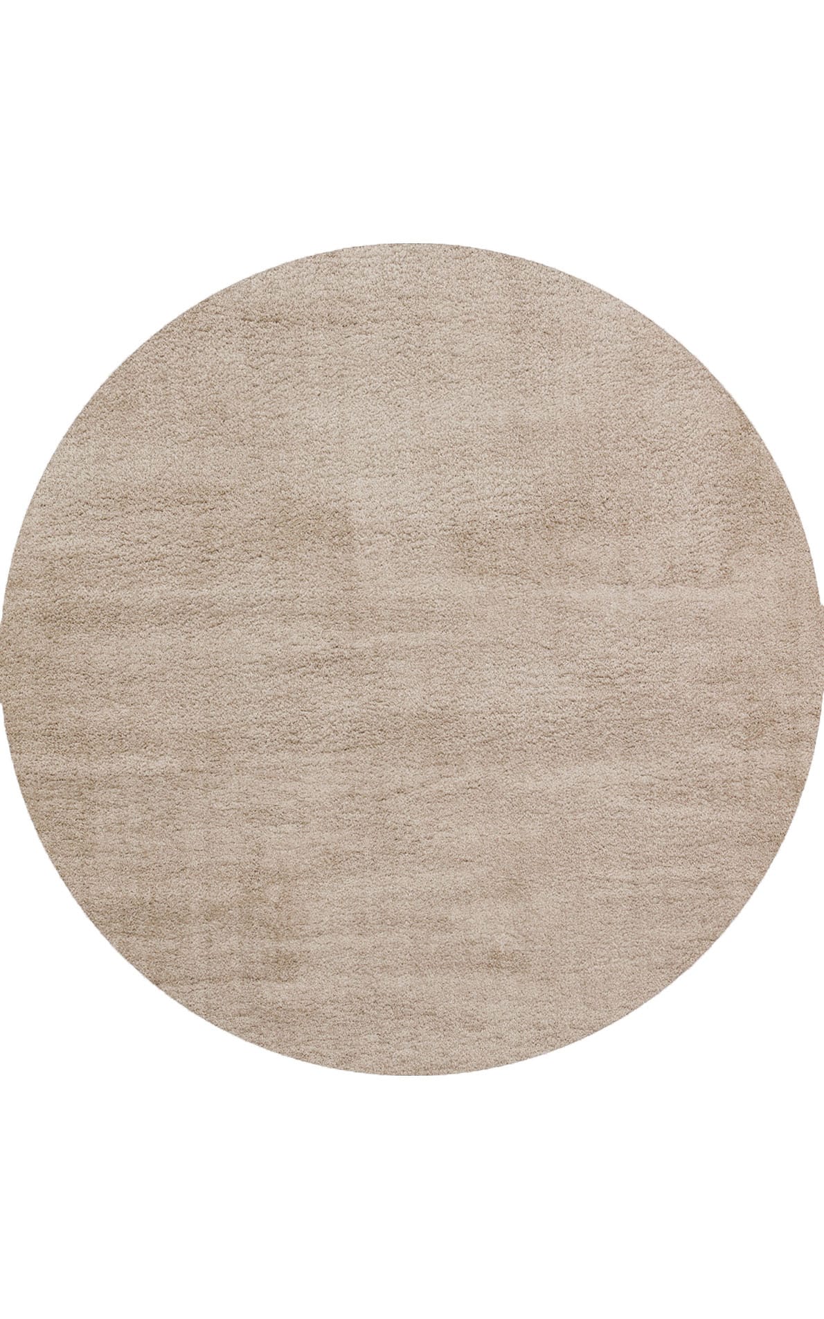 Comfort Tepih (Bež - Okrugli / 130 cm)