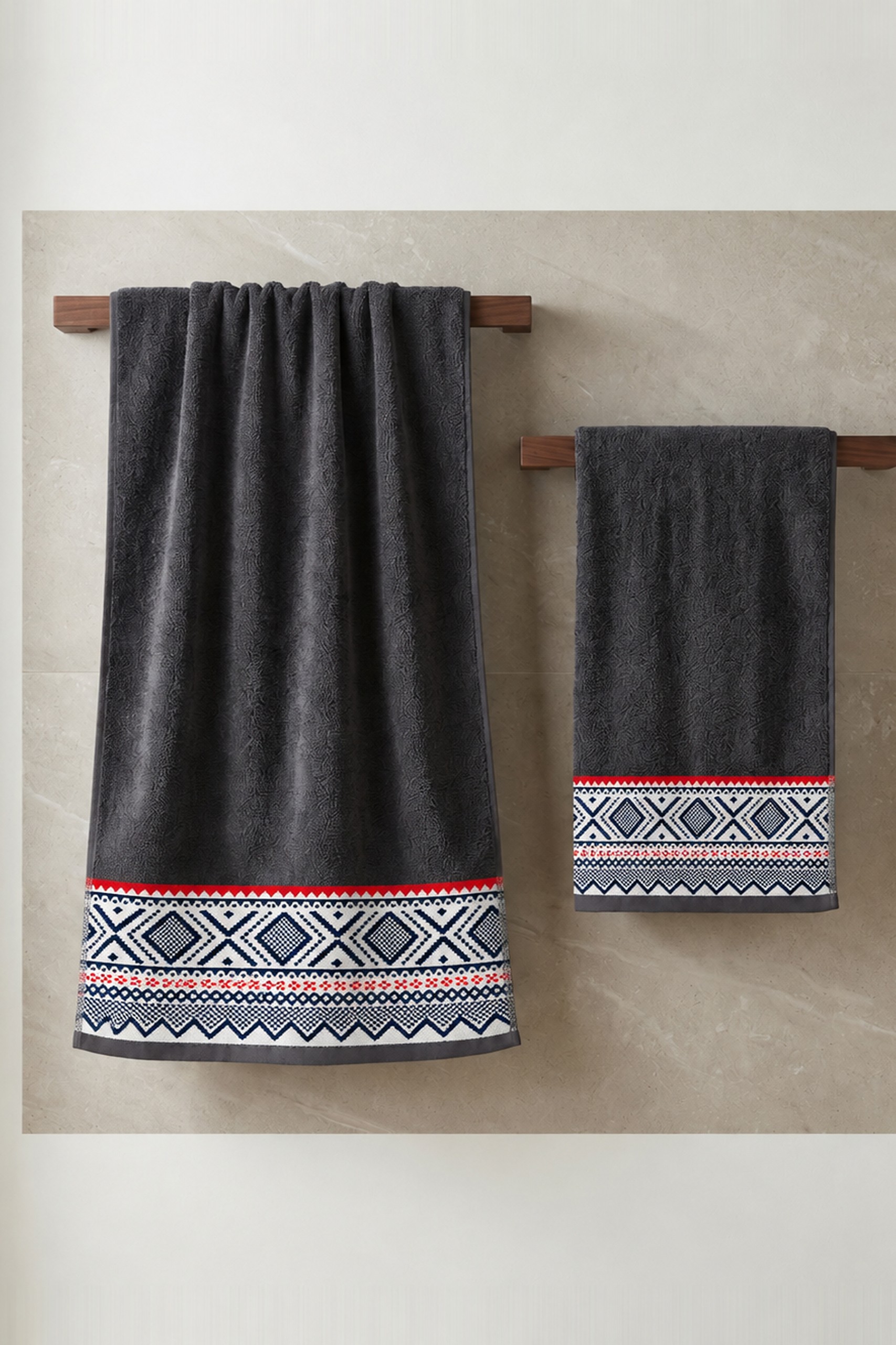 Premium V3 T.Sivi - Peškir od Mikropamuka – 50 × 90 | 70 × 140 cm