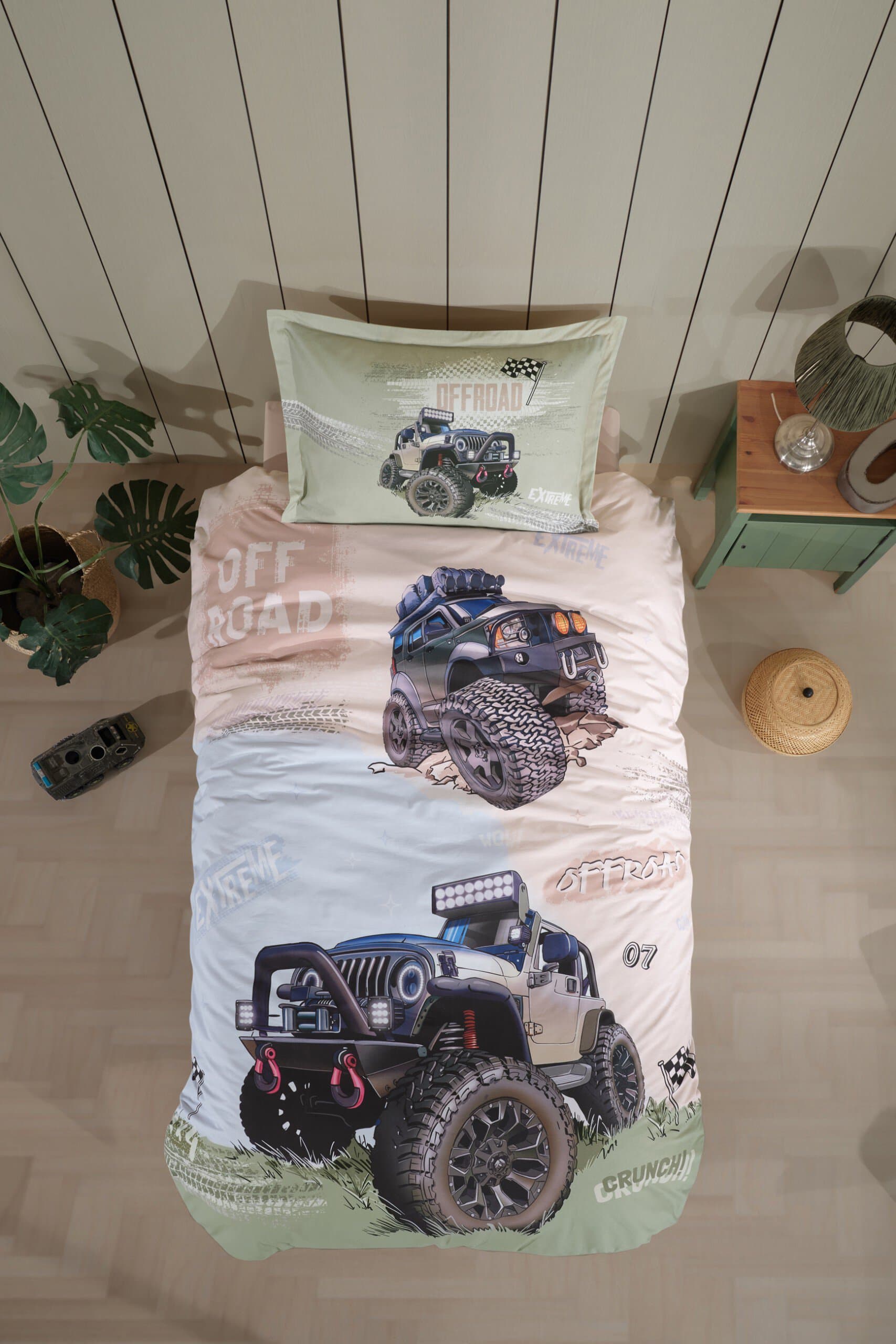 Off Road Zelena – Posteljina za Dječake (Clasy)
